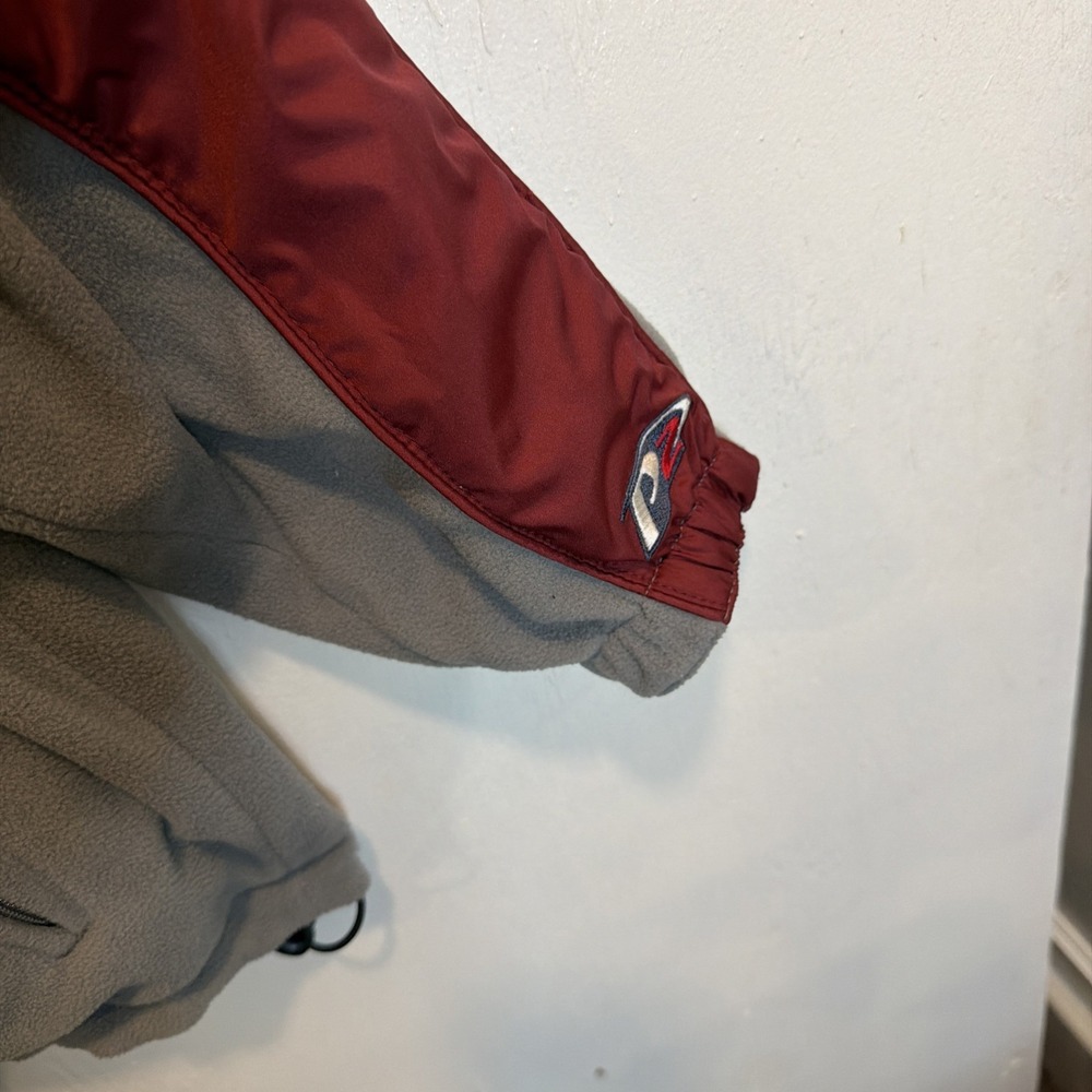 VTG Pro Player Ala Crimson Tide Maroon/Gray Zip Pullover Jacket Sz L Reversible - Picture 13 of 14